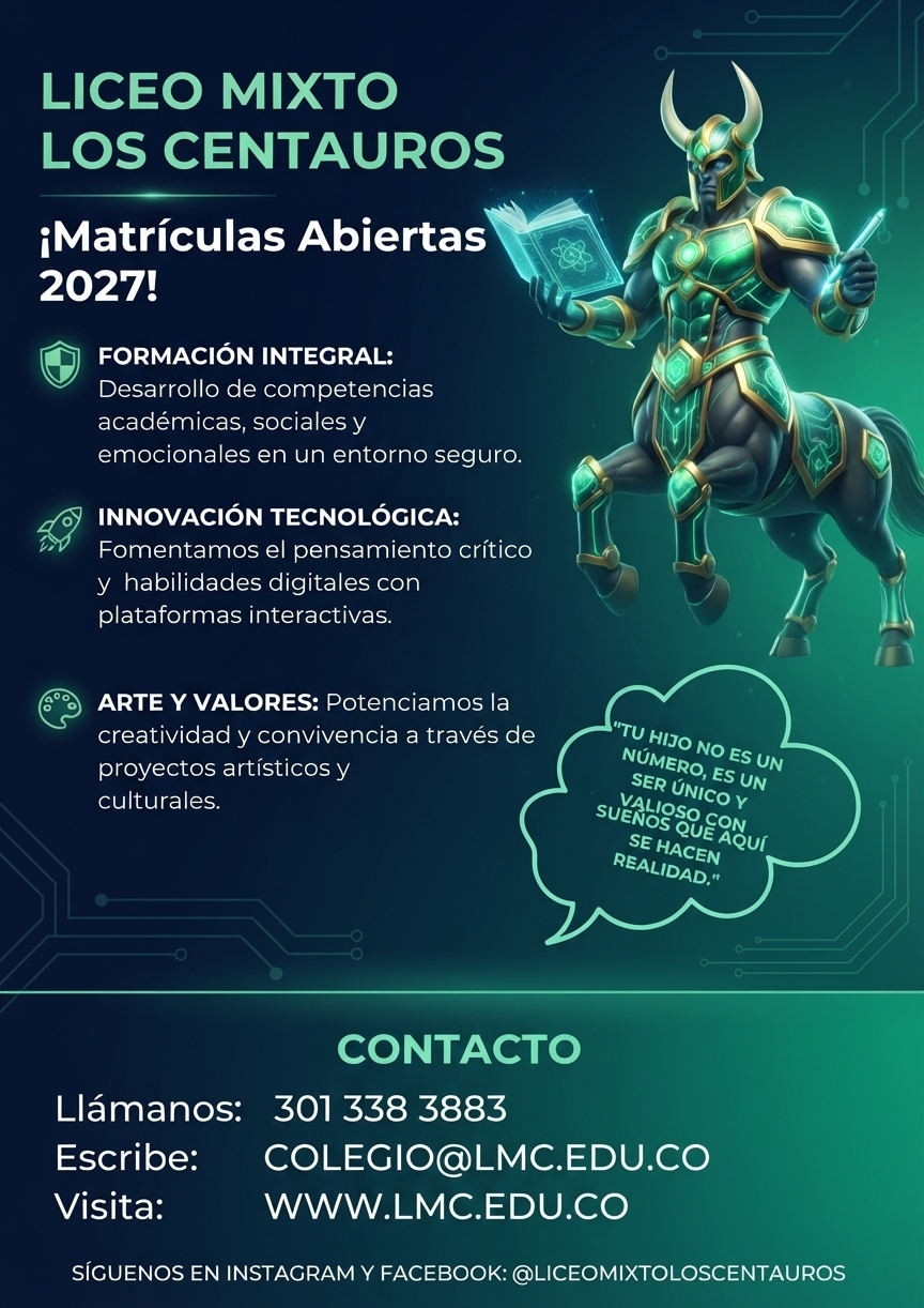 Estudiantes de bachillerato del Liceo Mixto los Centauros